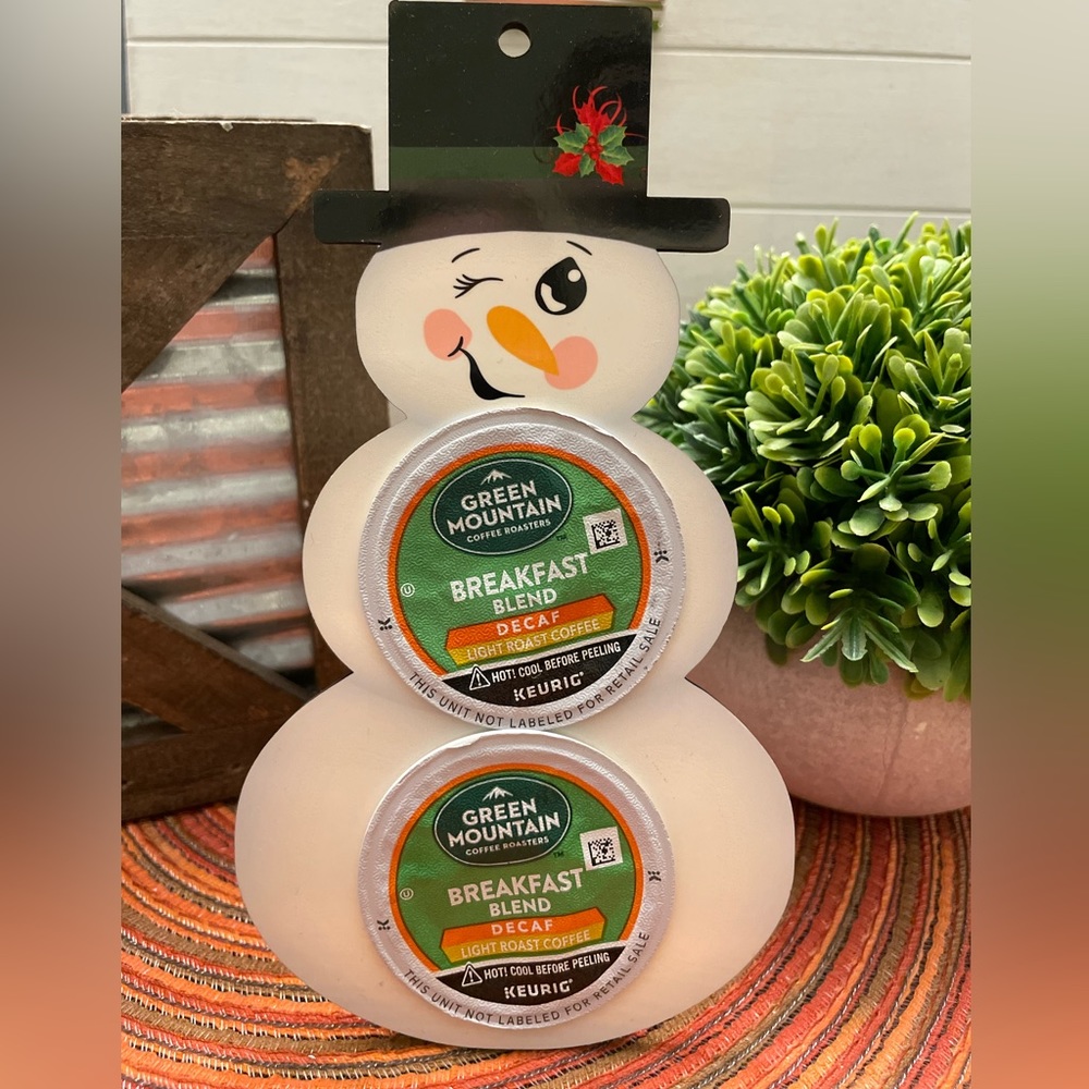 🆕 Snowman K-Cup/Coffee Pod Ornament Hanger